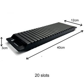 Plastic Flat-Shape Runners Holder (20 slot)