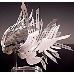 MG Wing Zero Custom PVC Wing Feather - White (Non-Bandai)