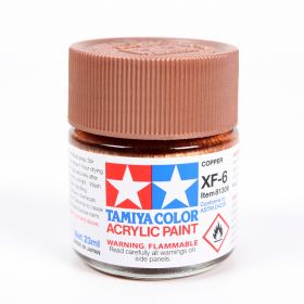 Tamiya Color Acrylic Paint XF-06 (Copper) (23ml)