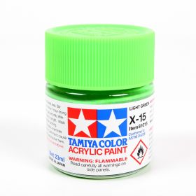 Tamiya Color Acrylic Paint X-15 (Light Green) (23ml)