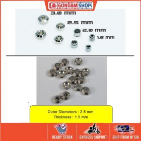 [Metal Part] Aviation Hole 2.5mm for HG / MG Gundam model kits - 15 units