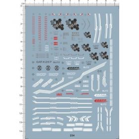 Water Decal MG 1/144 Gundam Seed Blitz Gundam