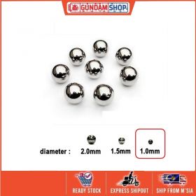 [Metal Part]  50pcs - Armor Detail-up 1mm Metal Silver Bead Ball Parts For MG HG Gundam Model