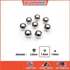 [Metal Part] 50pcs - Armor Detail-up 1.5mm Metal Silver Bead Ball Parts For MG HG Gundam Model