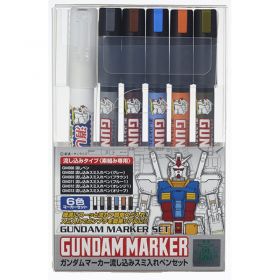 GMS122 Gundam Marker Gundam Pouring Inking Pen Set