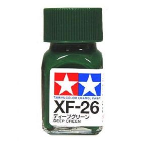 Tamiya Color Enamel Paint XF-26 Deep Green (10ML)