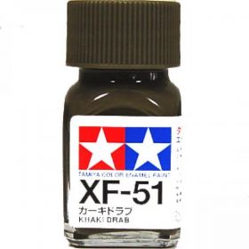 Tamiya Color Enamel Paint XF-51 Khaki Drab (10ML)
