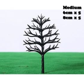 [Diorama] Plastic Trees Trunk - Medium 6 - 8 cm (10 pcs)
