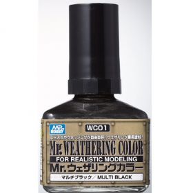 Mr Hobby - Mr.Weathering Color Multi Black