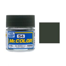 Mr. Hobby-Mr. Color-C054 Khaki Green Flat (10ml)
