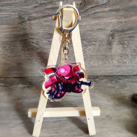 Gundam Anima Characters Acrylic Keychain - Zaku II Char's Custom (5cm x 5cm)