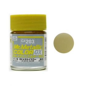 Mr. Hobby-Mr. Color-GX203 Metal Yellow (18ml)