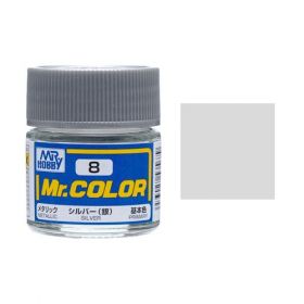 Mr. Hobby-Mr. Color-C008 Silver Metallic (10ml)
