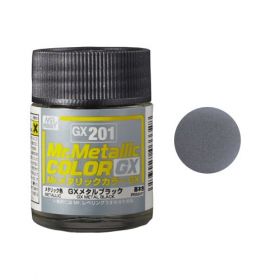 Mr. Hobby-Mr. Color-GX201 Metal Black (18ml)