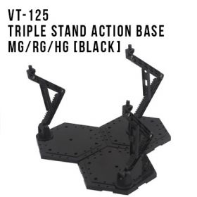 [Third Party] Triple Stand Action Base 4 MG/RG/HG (Black)