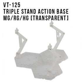 [Third Party] Triple Stand Action Base MG/RG/HG (Transparent)