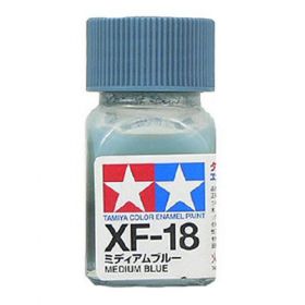 Tamiya Color Enamel Paint XF-18 Medium Blue (10ML)