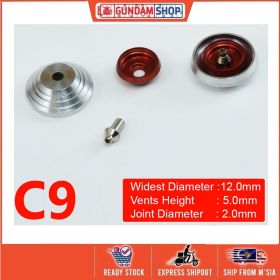 [Metal Part] Metal Thruster / Vents for Gundam Kit (C9, Red) (2 Units)