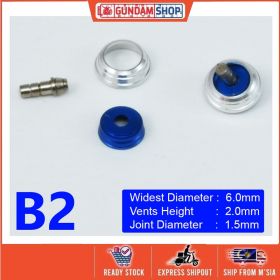 [Metal Part] Metal Thruster / Vents for Gundam Kit (B2, Blue) (2 Units)