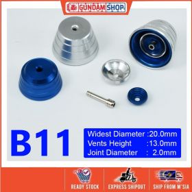 [Metal Part] Metal Thruster / Vents for Gundam Kit (B11, Blue) (2 Units)