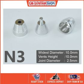 [Metal Part] Metal Thruster / Vents for Gundam Kit (N3, Silver) (2 Units)