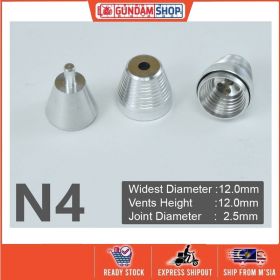 [Metal Part] Metal Thruster / Vents for Gundam Kit (N4, Silver) (2 Units)