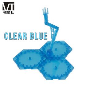 [Third Party] Single Stand Action Base 4 MG/RG/HG (Clear Blue)