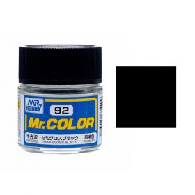 Mr. Hobby-Mr. Color-C092 Semi-Gloss Black (10ml)