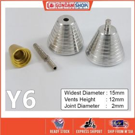 [Metal Part] Metal Thruster / Vents for Gundam Kit (Y6, Gold) (2 Units)