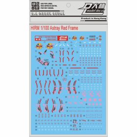[Da Lin] Water Decal for HIRM 1/100 Red Frame