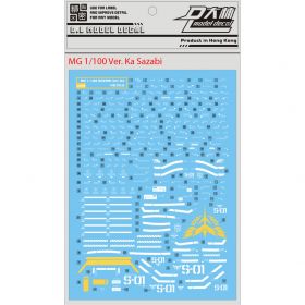 [Da Lin] Water Decal for MG 1/100 Ver. Ka Sazabi