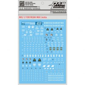 [Da Lin] Water Decal for MG 1/100 RGM-96X Jesta