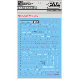 [Da Lin] Water Decal for MG 1/100 ZZ Ver.Ka