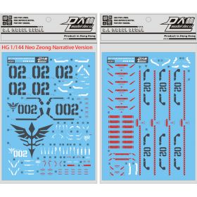 [Da Lin] Water Decal for HG 1/144 Neo Zeong Narrative Version