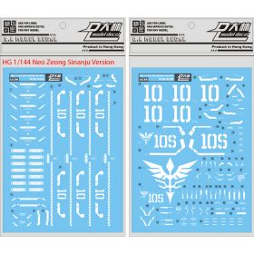 [Da Lin] Water Decal for HG 1/144 Neo Zeong Sinanju Version