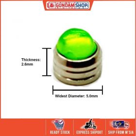 [Metal Part] 5mm Zaku metallic Lens - Green Colour