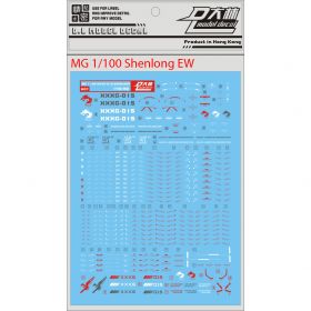 [Da Lin] Water Decal for MG 1/100 Shenlong EW
