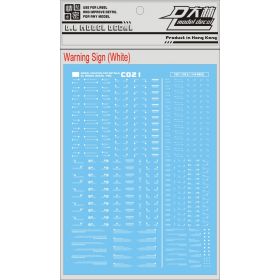 [Da Lin] Water Decal for White Warning Sign - General Purpose