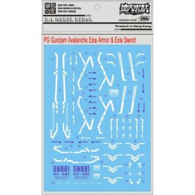 [Da Lin] Water Decal for PG Gundam Avalanche Exia Armor & Exia Sword