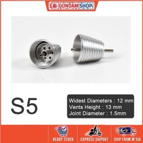 [Metal Part] Metal Thruster / Vents for Gundam Kit (S5, Silver) (2 Units)