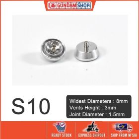 [Metal Part] Metal Thruster / Vents for Gundam Kit (S10, Silver) (2 Units)