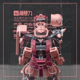 [Inforce Studio] Master Grade Char Zaku II ver. 2.0 Multi Level Clear Acrylic Case