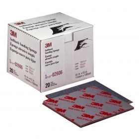 3M Sanding Sponge Paper Coarse MEDIUM (RED) 120 - 180