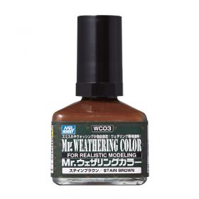 Mr Hobby - MR.Weathering Color Stain Brown