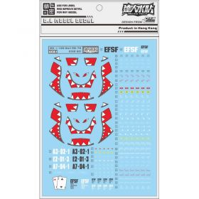 [Da Lin] Water Decal for MG 1/100 Ball RB-79