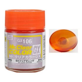 Mr. Hobby Mr. Clear Color Paint GX106 Clear Orange - 18ml