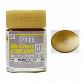 Mr. Hobby Mr. Clear Color Paint GX111 Clear Gold - 18ml