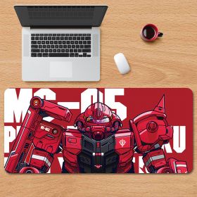 Water Proof Anti Slip Computer Mouse Pad - Red Zaku 30CM x 80CM x 0.3CM Desk Mat