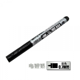 Mo Shi MS-044 Gundam Chrome Coating Metallic Finish Marker Chrome Coating Marker Liquid Silver 0.7MM