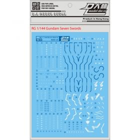 [Da Lin] Water Decal for P-Bandai RG 1/144 Gundam Seven Swords